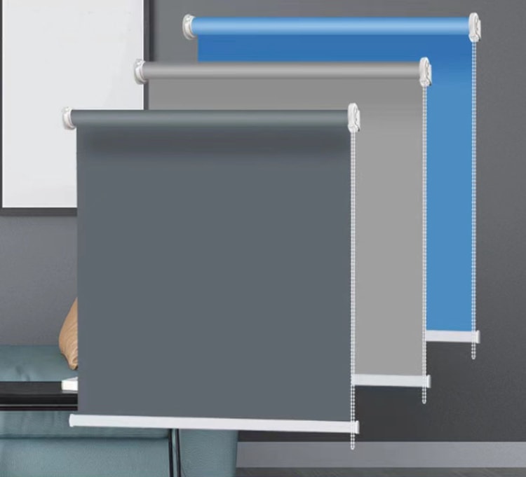 智能无绳停电电动织物卷帘和办公室设计卷帘和窗帘制造商