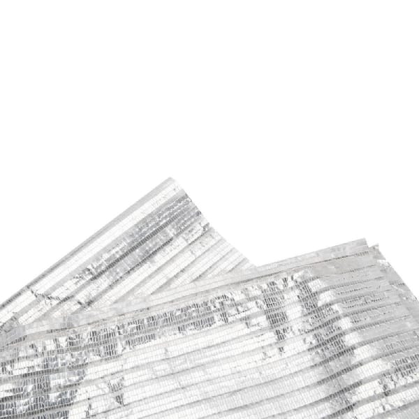 Aluminum Foil Sun Reflective Aluminum Shade Net 65% Woven Fabric Silver Shade Mesh