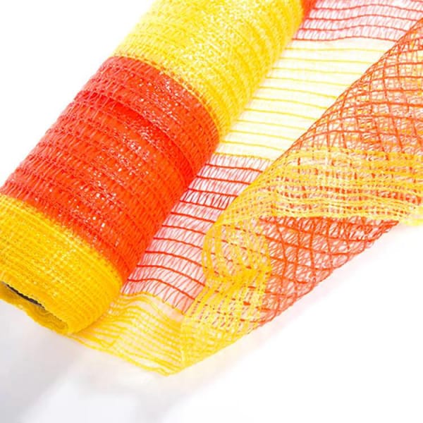 Warning Net Orange Yellow Knitted Barrier Netting Road Safety Alert Net Fence