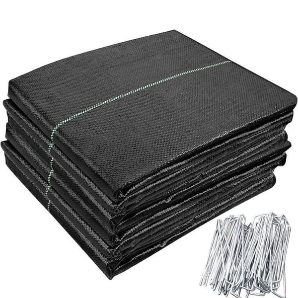 Black Agricultural PP Weed Control Mat/ PP Ground Cover Agricultural Plastic Anti Grass Ground Cover