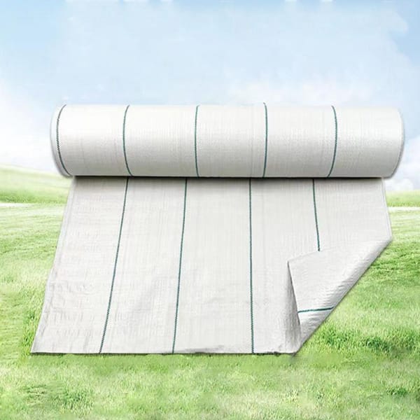 Custom-size White, Black Agriculture PP Weed Mat Fabric Woven Ground Cover