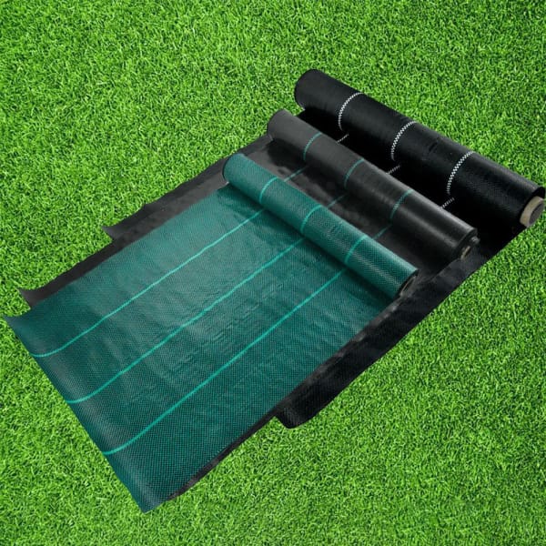 Finely Processed Green Ground Cover Fabric With Courtyard