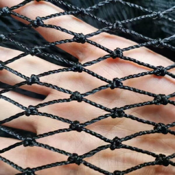 Knitted Extruded Durable Knotted Plastic Hdpe PP PE Nylon UV Stabilized Heavy Duty Anti Against Bird Mist Proof Capture Net Mesh