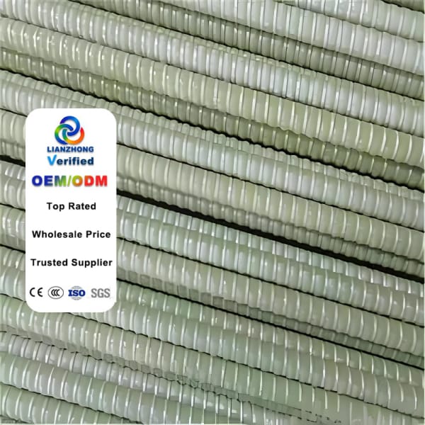 Customized High Strength Solid Pultruded Epoxy Composite Frp Grp Fiberglass Rebar For Construction Processing Service Cutting