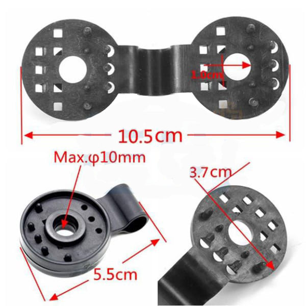 Sunshade Garden Tools Greenhouse Plastic Clips Shade Cloth Net Clips Plastic Mesh Securing Clips