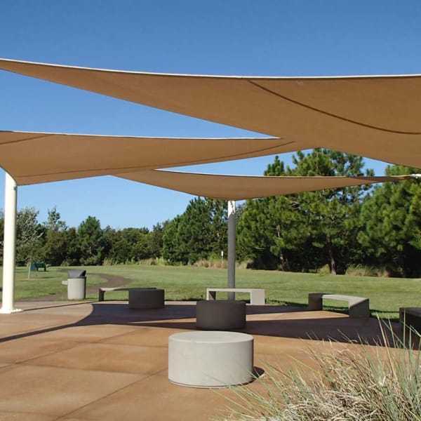 Sand Canopy Shades For Outdoor Patio Pergola Cover Sunshade Sails UV Blocking Canvas Cover