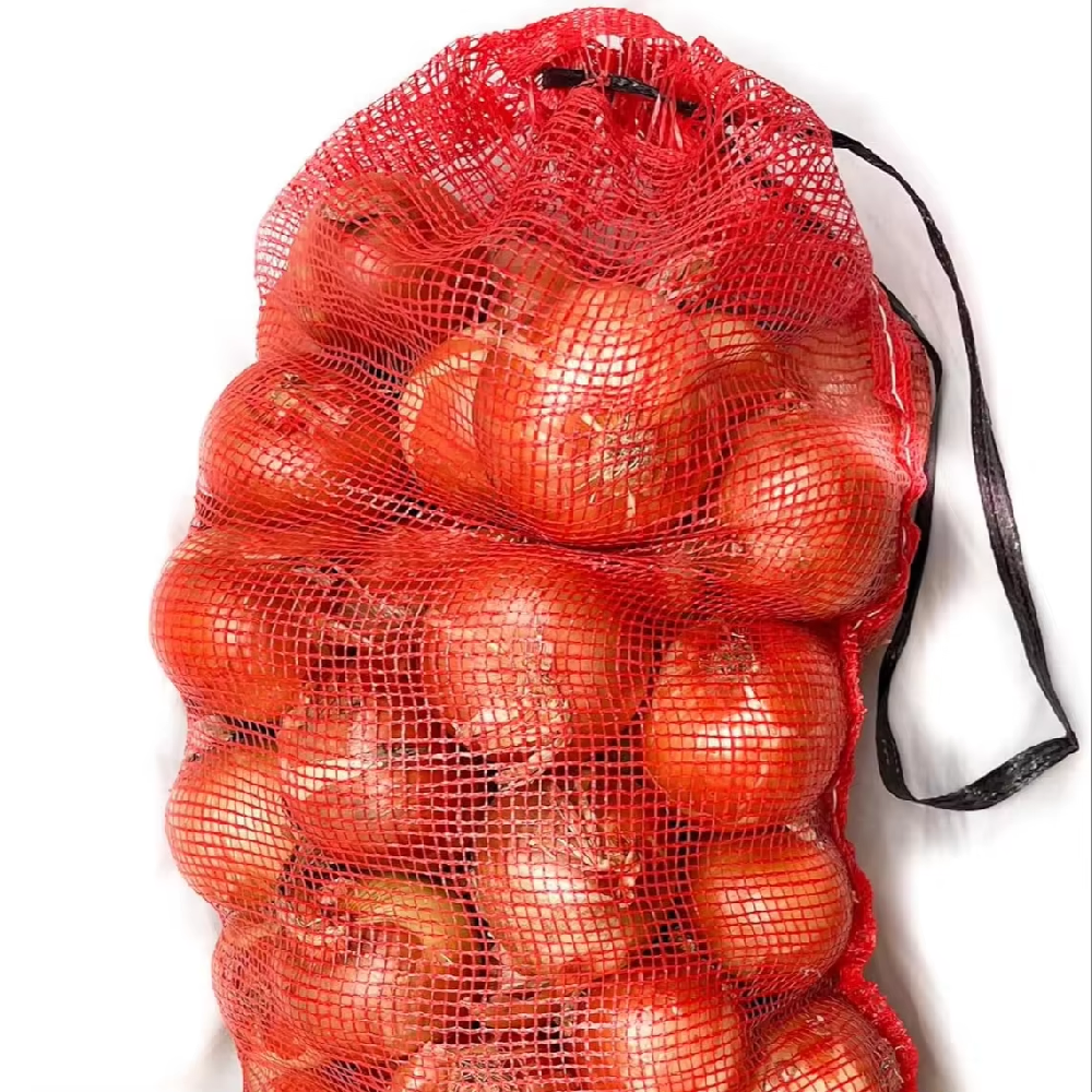 PP Mesh Bag For Spring Fresh Potato Plastic Product Mesh Packaging Bag