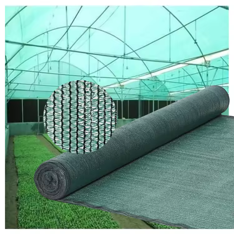 Hot Sale Dark Green Sun Shade Net for Greenhouse 4X50m 90% Summer Agricultural Planting Shading Nets