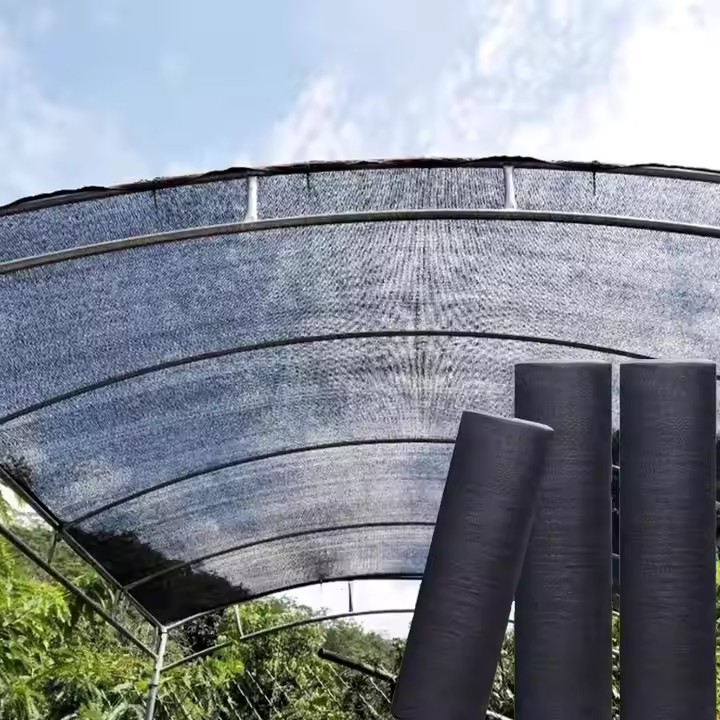 Black HDPE Woven Sunshade Net for Agriculture Outdoor Garden Patio Shade Sail